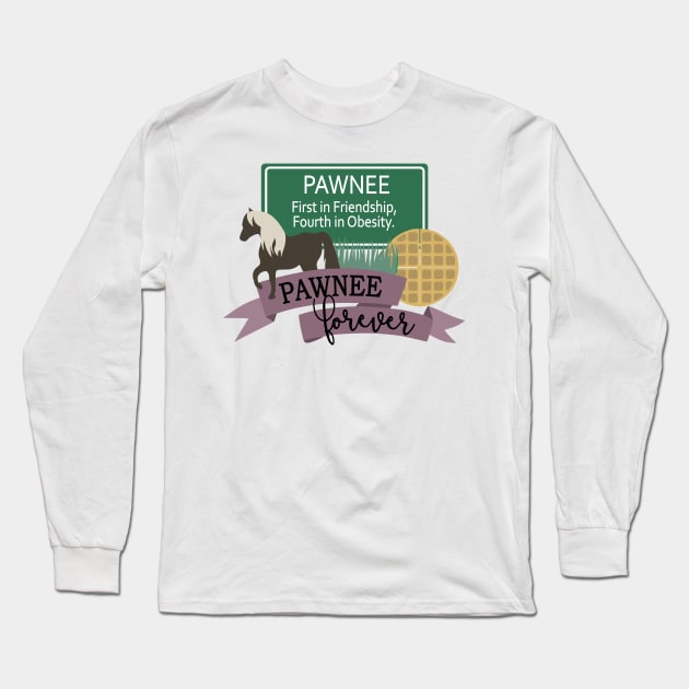 Pawnee Long Sleeve T-Shirt by mariansar